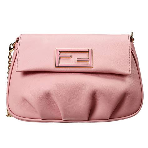 pink mini fendi bag|pink Fendi crossbody canvas print.